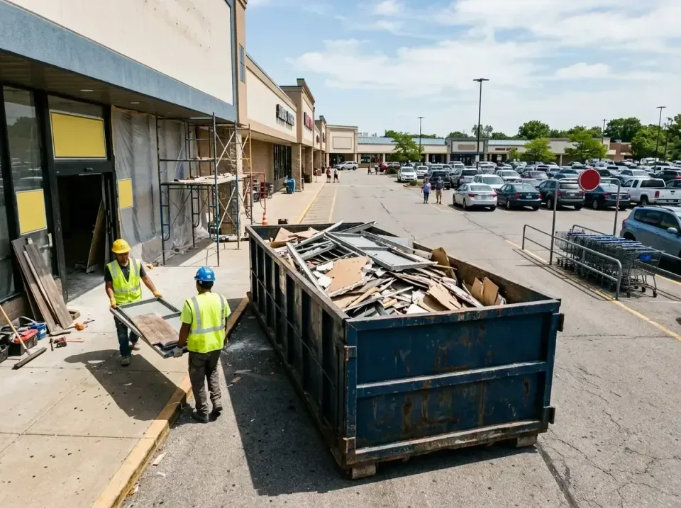 retail-store-renovation-debris-003 — frequently asked questions, Roll-off Dumpster Rentals in Farrell, PA